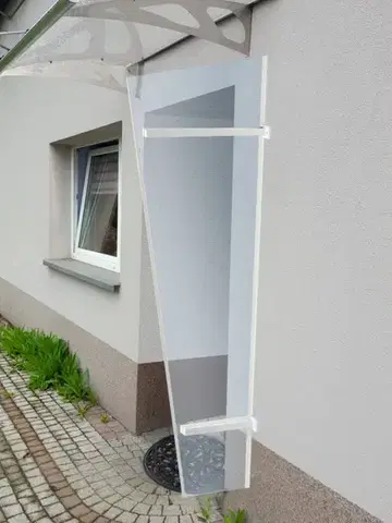 Vchodové prístrešky Bočná stena UNI plexisklo Dekorhome
