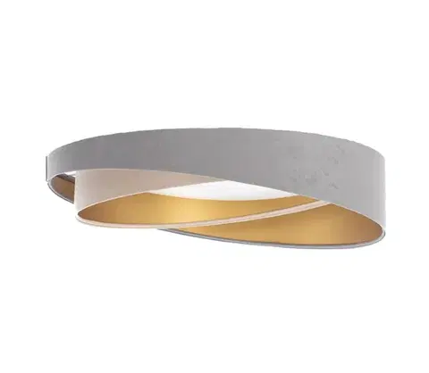 Svietidlá  LED Stropné svietidlo GALAXY MODERN LED/24W/230V pr. 55 cm sivá/béžová/zlatá D-090-060-050