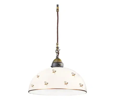 Svietidlá Kolarz 731.30.171 - Prívesný luster s lankom NONNA 1xE27/75W/230V, priemer 30 cm, kvetinový, ružové zlato 731.30.171