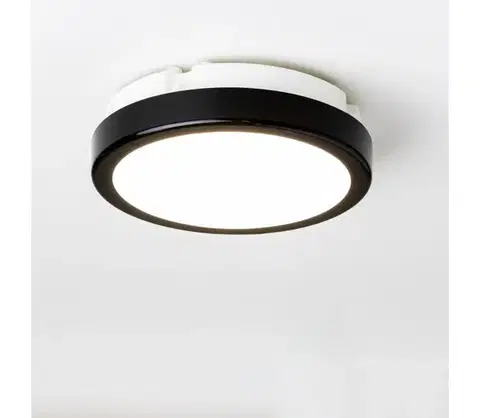 Svietidlá BRILAGI - LED Kúpeľňové stropné svietidlo PERA LED/12W/230V pr. 18 cm IP65 čierna BG0482