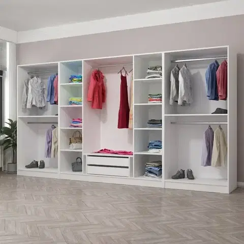 Šatňové skrine Šatníková skriňa Kale - 4933