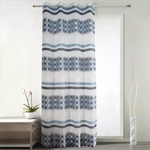 Závesy do spálne Závesy Tiaki 140x250 18428 modrá/šedá