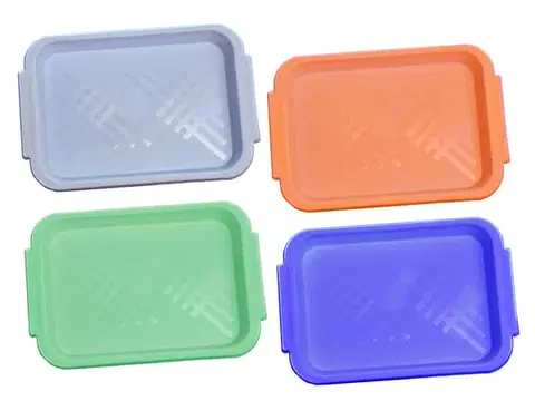 Podnosy a tácky MAKRO - Podnos Viki 23x15,5x3cm rôzne farby