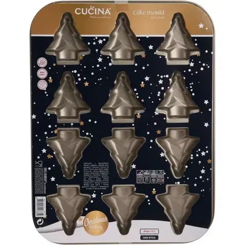 Vianočné dekorácie La Cucina Forma na pečenie vianočný stromček, 34,5 x 2 x 26 cm