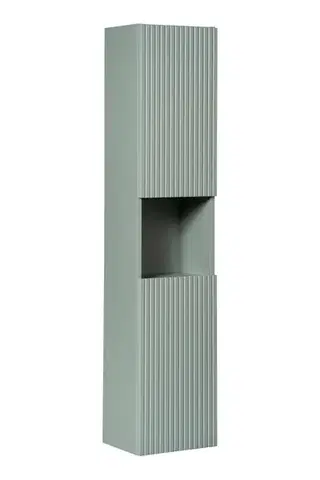 Skrinky do kúpeľne ArtCom Vysoká skrinka do kúpeľne LINE Reed Green 80-03-2D