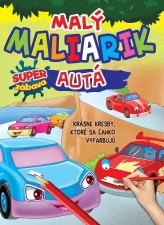 Nalepovačky, vystrihovačky, skladačky Malý maliarik - Autá, 2.vydanie