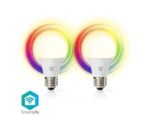 Žiarovky  SmartLife klasik, Wi-Fi, E27, 806 lm, 9 W, RGB Teplá studená biela, 2ks WIFILRC20E27