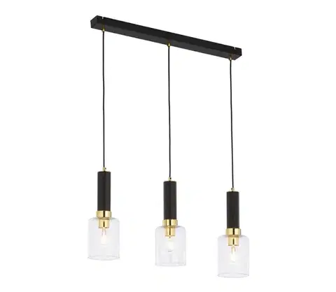 Svietidlá Jupiter 1866 - TU3 - Luster na lanku TULUZA 3xE27/60W/230V zlatá 1866