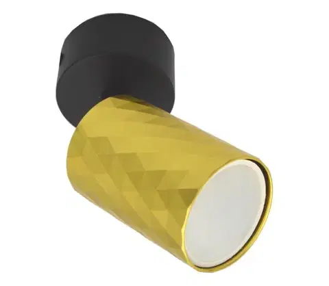 Svietidlá  Bodové svietidlo FAMA 1xGU10/30W/230V zlatá/čierna SKU047148