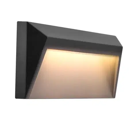 LED osvetlenie  Vonkajšie schodiskové svietidlo HOLDEN LED/1,6W/230V IP65 antracit 309259