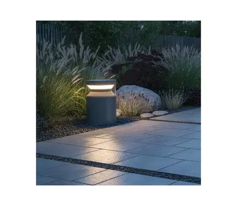 Záhradné lampy Ideal Lux - LED Vonkajšia lampa BOEING LED/14W/230V 15 cm IP65 antracit 346656