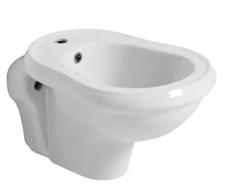 Doplnky do kúpeľne KERASAN - RETRO bidet závesný 38x52cm, biela 102601