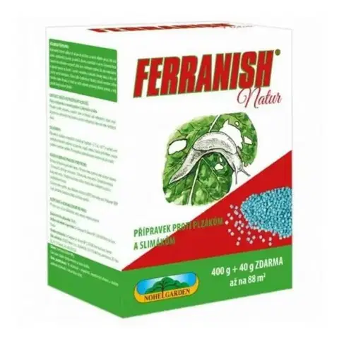 Čelovky Kinekus Prostriedok proti slimákom Ferranish, 400g + 40g zdarma, zdravá záhrada