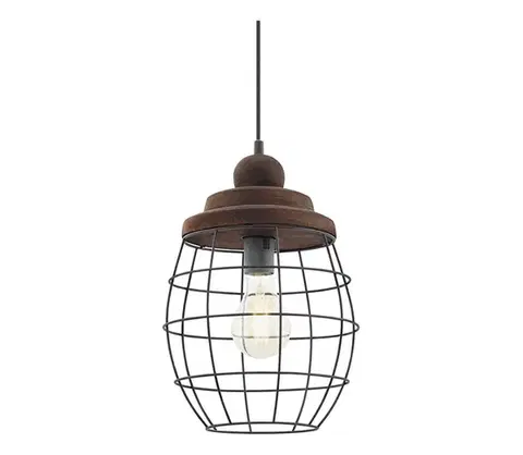 Svietidlá Eglo 49499 - Luster BAMPTON 1xE27/60W/230V 49499