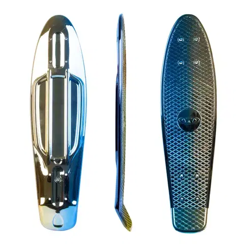 Skateboard dosky Doska pre pennyboard WORKER Mirria 22.5*6" modro-zlatá