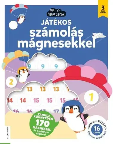 Príprava do školy, pracovné zošity Játékos számolás mágnesekkel