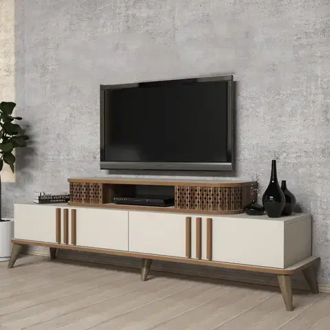 TV stolíky TV stolík Eylul - Cream