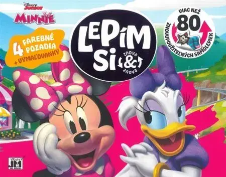 Nalepovačky, vystrihovačky, skladačky Minnie - Lepím si znova