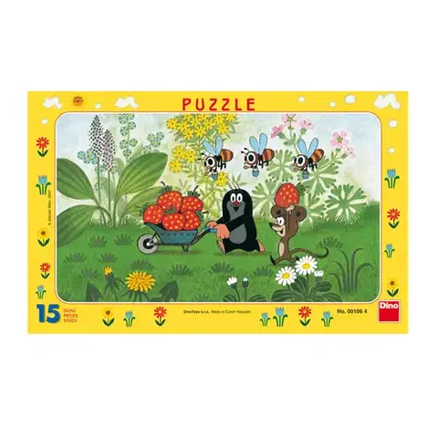 Do 49 dielikov Dino Toys Puzzle Krtko na výlete 15 Dino