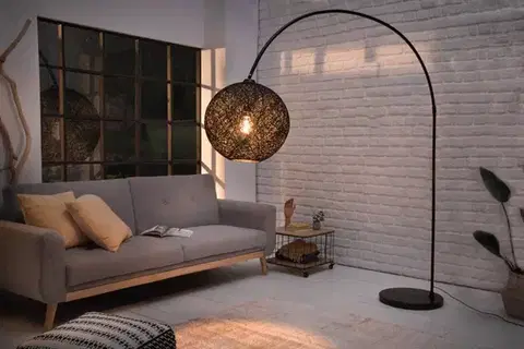 Osvetlenie Stojací lampa ANTERÓS Dekorhome