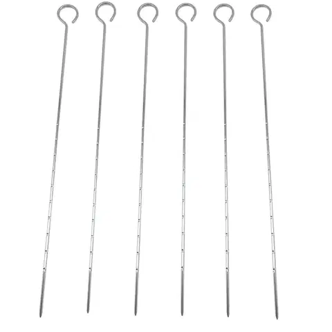 Príslušenstvo ku grilom Grilovacie ihly 9 ks 38 cm KY3806