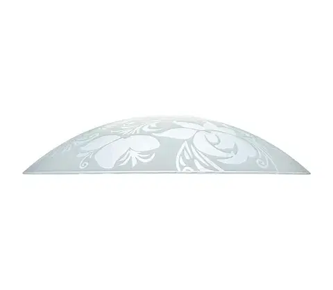 Lampy Prezent 45141 - Náhradné sklo pre luster PLATE E27 pr. 45 cm číre/biele 45141 NS