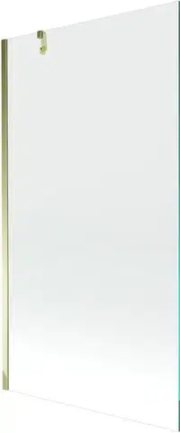Sprchové dvere MEXEN/S - Next vaňová zástena FIX 90x150, transparent, zlatá 895-090-000-00-00-50