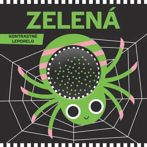 Leporelá, krabičky, puzzle knihy Kontrastné leporelo: Zelená