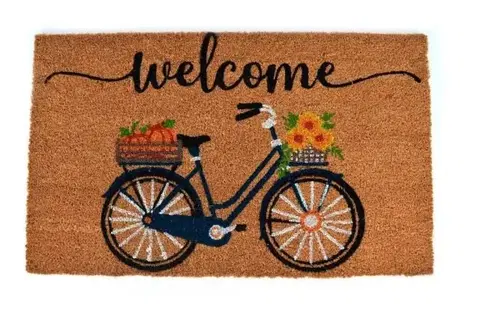 Rohožky Kinekus Rohož 45x75 cm PVC+kokos WELCOME BICYKEL