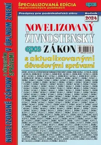 Zákony, zbierky zákonov Novelizovaný Živnostenský zákon 8/2024