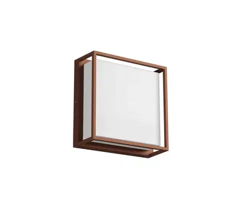 LED osvetlenie Redo 90566 - LED Vonkajšie nástenné svietidlo QUADRIS LED/20W/230V IP54 hnedá 90566