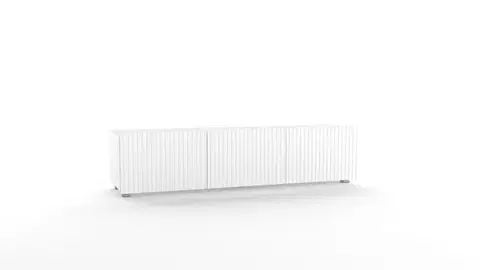 TV stolíky ArtGiB TV stolík KOLDER KL-02 | biely mat