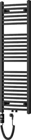 Radiátory do kúpeľne MEXEN/S - Ares radiátor + vykurovacia tyč 1200 x 400 mm, 600 W, čierna W102-1200-400-2600-70