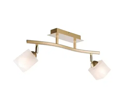 Svietidlá  Bodové svietidlo KLARA 2xE14/40W/230V zlatá LM2.54 gold