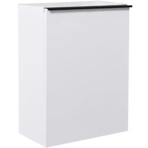 Kúpeľňový nábytok CERANO - Umývadlová skrinka pre WC Zola - biela matná - 39,5x52,5x23,5 CER-670756