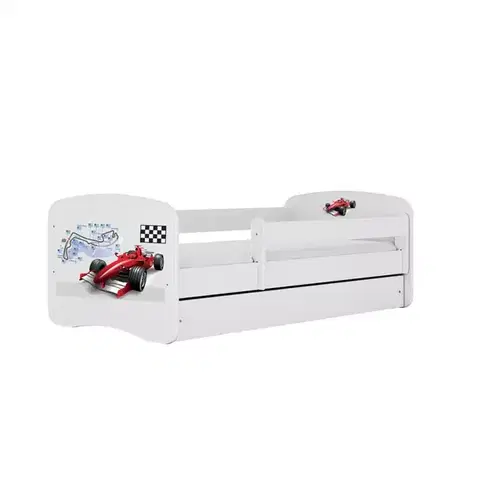 Postele pre dievčatá Detská Posteľ. Babydreams+Sz+M biela 80x160 Formula