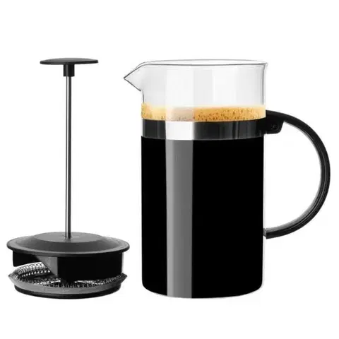Kanvice na varenie vody Kinekus Kanvica na kávu a čaj 1000ml sitko-piest, nerez FRENCH PRESS