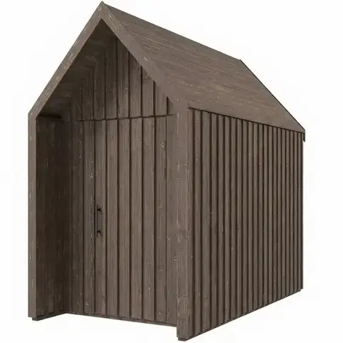 Drevené domčeky na záhradu Záhradný domček Swedish Barn 1629 hnedá V1