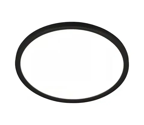 Svietidlá Briloner - LED kúpeľňové stropné svietidlo s pohybovým senzorom MOVE LED/18W/230V IP44 priemer 29 cm čierne 7525415