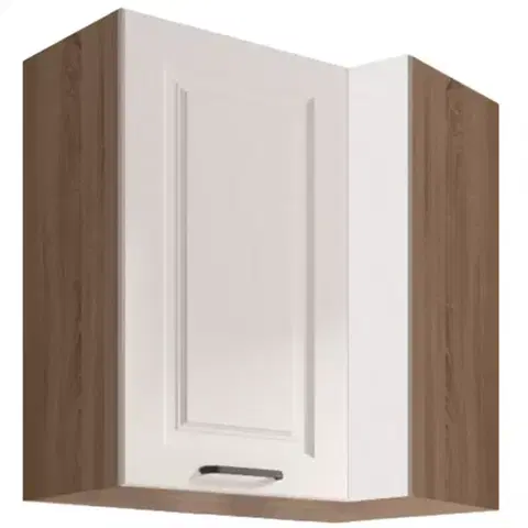 Kuchynské skrinky visiace Kuchynská skrinka Smart  44g ľavá Sonoma/Biely Mat
