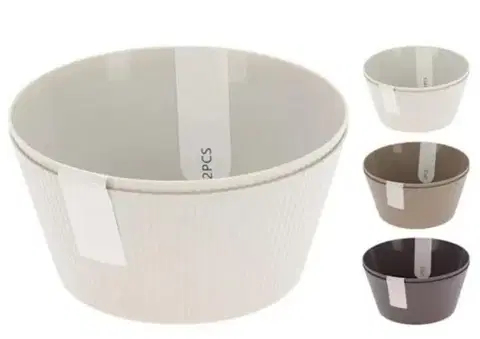 Kuchynské náčinia Kinekus Miska 500ml plast 15x7,4 cm 2ks, mix farieb