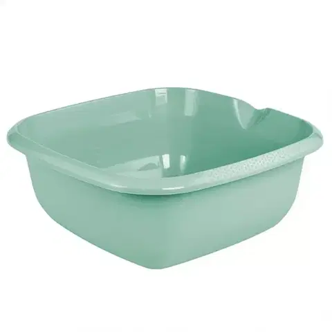 Dekorácie a bytové doplnky Štvorcová misa s výlevkou zelená 38x38x15 13l 315