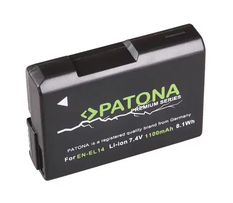 Predlžovacie káble PATONA - Batéria Nikon EN-EL14 1100mAh Li-Ion Premium PT1197