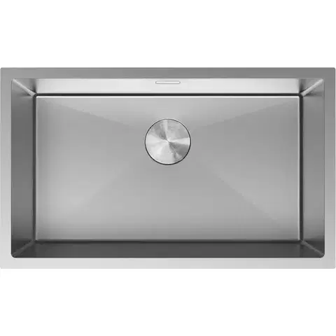 Kuchynské drezy MEXEN MEXEN - Trixo oceľový drez 1-bowl 750 x 440 mm, nerez 6415751000-01