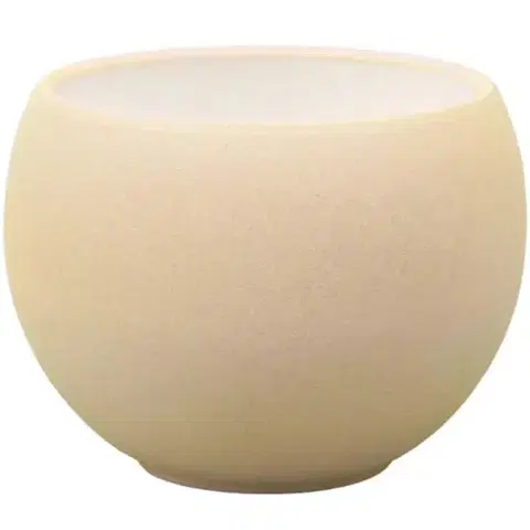 Záhrada Obal LUNA STRUKTUR d17cm béžová mat