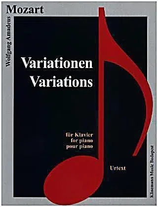 Hudba - noty, spevníky, príručky Mozart, Variationen - Wolfgang Amadeus Mozart