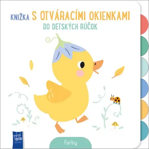 Leporelá, krabičky, puzzle knihy Knižka s otváracími okienkami - Farby