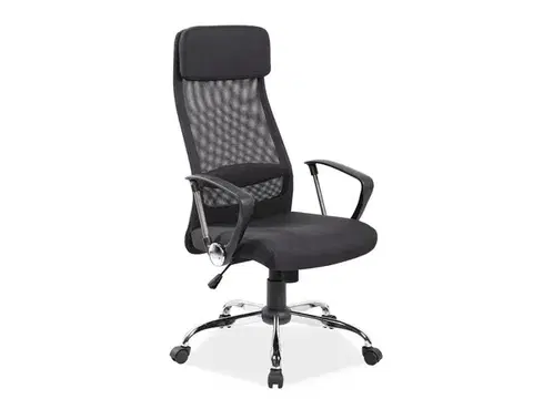 Kancelárske stoličky K-345 kancelárske kreslo, čierna