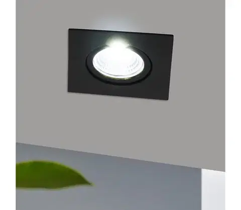Svietidlá Eglo 33394 - LED Stmievateľné podhľadové svietidlo SALICETO LED/6W/230V čierna 33394