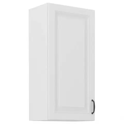 Kuchynské skrinky visiace Kuchynská skrinka STILO biely mat/biely 45g-90 1f